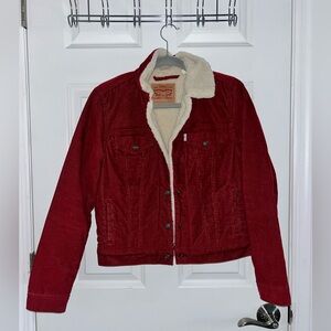 90s corduroy Sherpa Tucker jacket